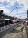 Indy Pit Row Royalty Free Stock Photo