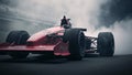 Indy 500 Car Braking Royalty Free Stock Photo