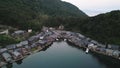 Ine Bay, Kyoto, Japan at the Funaya boat houses