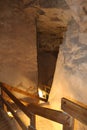 Inside The Water Factory Stairs, Tel Beer Sheva, Israel Royalty Free Stock Photo