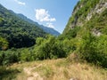 The trail to Inelet and Scarisoara hamlets, Romania