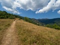 The trail to Inelet and Scarisoara hamlets, Romania