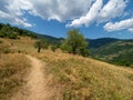 The trail to Inelet and Scarisoara hamlets, Romania