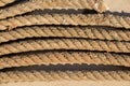 inen rope as a thread background Royalty Free Stock Photo