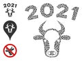 Inequal 2021 Bull Icon Collage