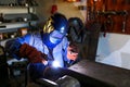 Inert gas welding Royalty Free Stock Photo