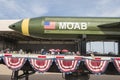 GBU-43/B Massive Ordnance Air Blast MOAB bomb at Tinker Air Force Base