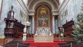 An inetiror panoramic view of Esztergom Basilica