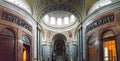 An inetiror panoramic view of Esztergom Basilica