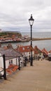 Whitby Steps in North Yorkshire, England