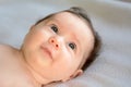 Infant baby face Royalty Free Stock Photo