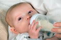 Infant baby feeding Royalty Free Stock Photo