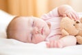 Infant baby sleeping