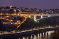 Infante D. Henrique Bridge in Porto Royalty Free Stock Photo