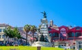 Infante D. Henrique Prince Henry the Navigator statue in Porto city in Portugal. Hard Club formerly Ferreira Borges Market