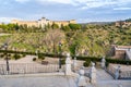 Infantry Academy Building In Toledo  Spain on Sunny Spring Day Royalty Free Stock Photo