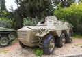 Infantry fighting vehicle is on the Memorial Site near the Armored Corps Museum in Latrun, Israel