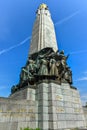 Infantry Memorial - Brussels, Belgium Royalty Free Stock Photo