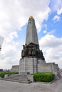 The Infantry Memorial, in memory of Belgian foot soldiers Royalty Free Stock Photo