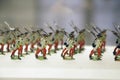 Infantry miniature toy solider collection