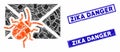 Infected Mail Mosaic and Distress Rectangle Seals