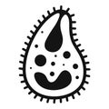Infection cell parasite icon, simple style