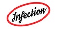 Infection rubber stamp