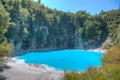 Inferno crater lake at Waimangu volcanic valley in New Zealand Royalty Free Stock Photo