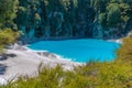 Inferno crater lake at Waimangu volcanic valley in New Zealand Royalty Free Stock Photo