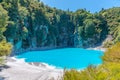 Inferno crater lake at Waimangu volcanic valley in New Zealand Royalty Free Stock Photo