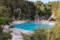 Inferno Crater Lake in Waimangu Volcanic Valley, New Zealand Royalty Free Stock Photo