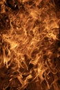 Inferno frame. Intense flames texture. Abstract fire background. Flames overlay. Hot inferno background. Dramatic fire texture Royalty Free Stock Photo