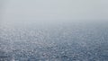 Infinite, endless ocean. Fog and mist at sea.