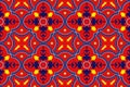 Infinite expandable vector pattern pattern. Seamless. Red background