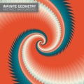 Infinite geometry. Fractal background