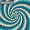 Infinite geometry. Fractal background