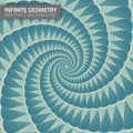 Infinite geometry. Fractal background