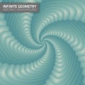 Infinite geometry. Fractal background