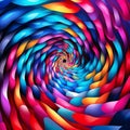 Infinite Illusion: A mind-bending optical puzzle that challenges perception Royalty Free Stock Photo