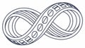 Infinite Loop Symbol: Timeless Concept & Endless Possibility, vector design Generative AI Royalty Free Stock Photo