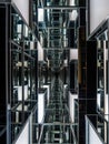 Infinite Mirrored Hallway Illusion Royalty Free Stock Photo