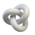 Infinite three dimensional shape, 3d rendering