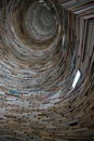 Infinite Tunnel Of Books, Also Called An Endless Tower, Book Tower In The Public Library Of Prague