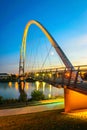 Infinity Bridge at night In Stockton-on-Tees