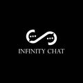 Infinity chat logo template