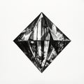 Steven Joseph Harvard Diamond: Graphic Black And White Fluid Surrealism