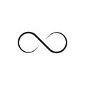 Infinity icon flat vector template design trendy Royalty Free Stock Photo