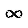 Infinity icon flat vector template design trendy Royalty Free Stock Photo