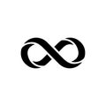 Infinity icon flat vector template design trendy Royalty Free Stock Photo