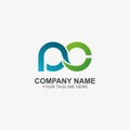 Infinity letter P & C logo icon, Initial Logo used for your Company